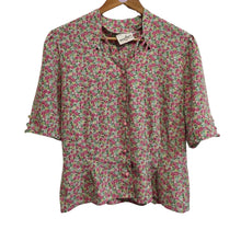 Load image into Gallery viewer, Vintage Petite Floral Blouse