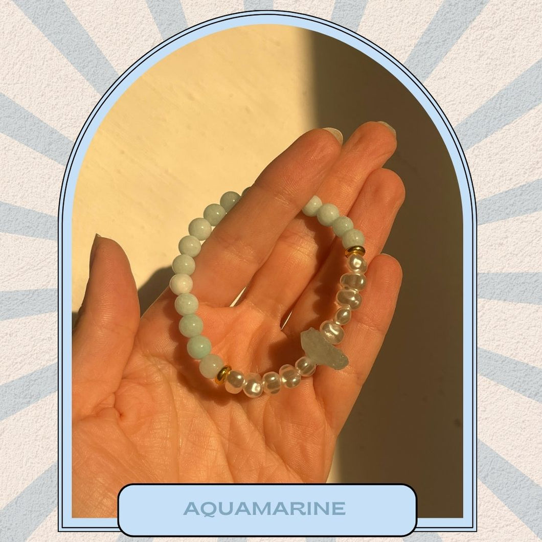 Gemstone and Pearl Bracelet 🔮