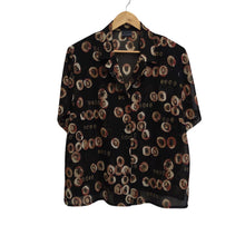 Load image into Gallery viewer, Abstract Print Sheer Shirt
