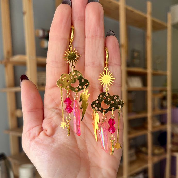 Weather Cloud Earring 💓