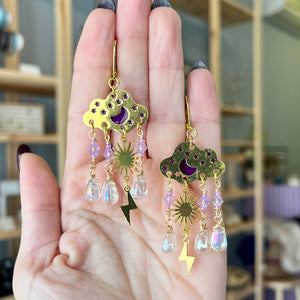 Purple Rain Earrings 🔮