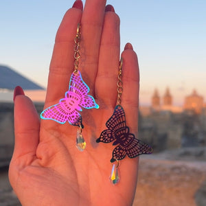 Butterfly and Sun Catcher Earrings ཐིཋྀ𓂃 ࣪˖ ཐིཋྀ