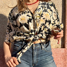 Load image into Gallery viewer, Black Floral Shirt 🌻