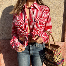 Load image into Gallery viewer, Vintage Levis Gingham Western Shirt ❤️