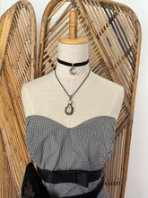 Load image into Gallery viewer, Strapless Gingham A-line Party Dress