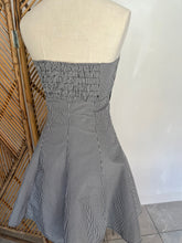 Load image into Gallery viewer, Strapless Gingham A-line Party Dress