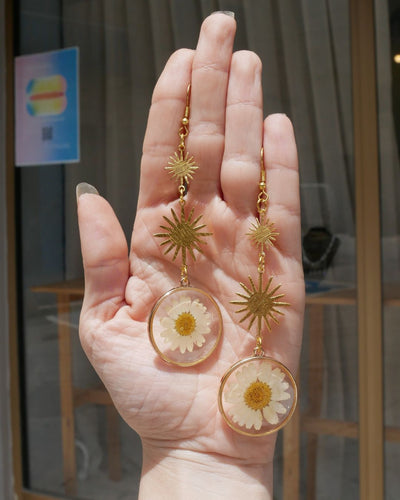 Sunny Daisy Earrings ☀️🌼✨