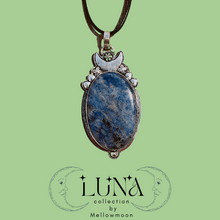 Load image into Gallery viewer, Sodalite Luna Pendant
