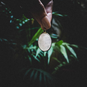 Polished Rose Quartz Dainty Pendent