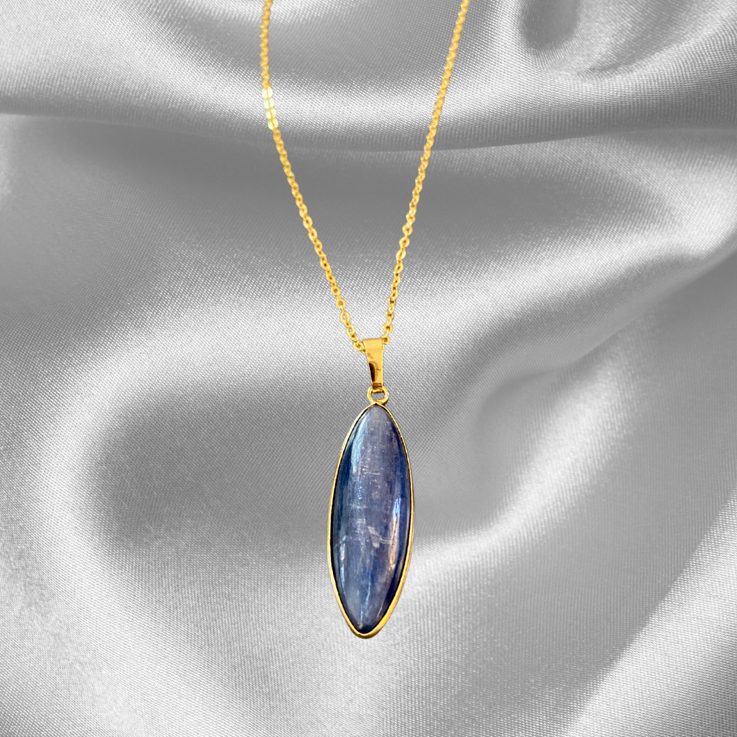 Blue Kyanite Pendant Necklace