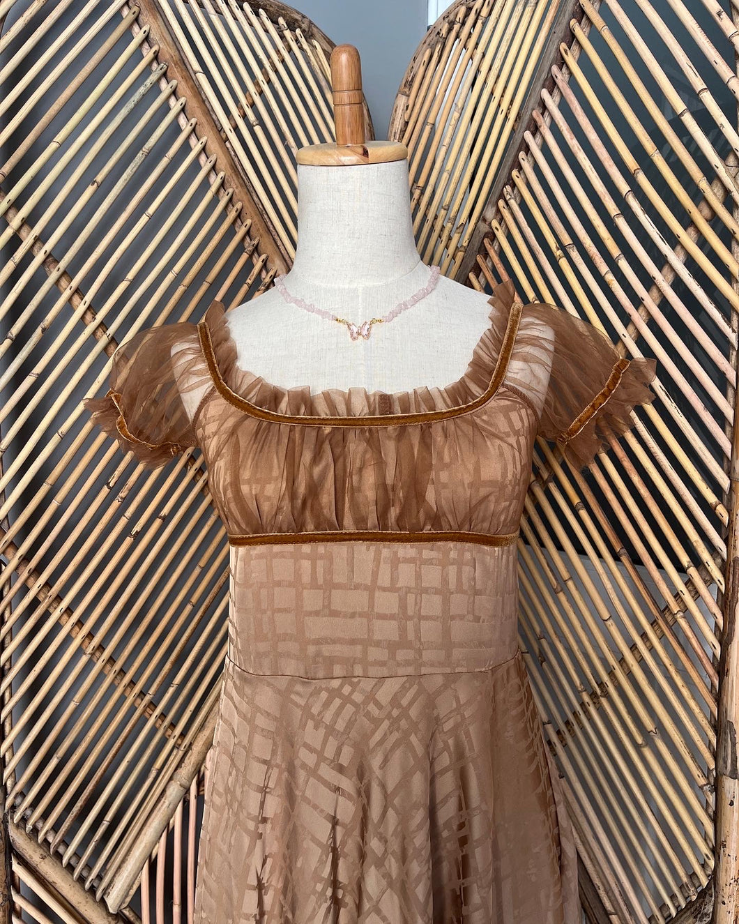 Shiny Light Copper Dress