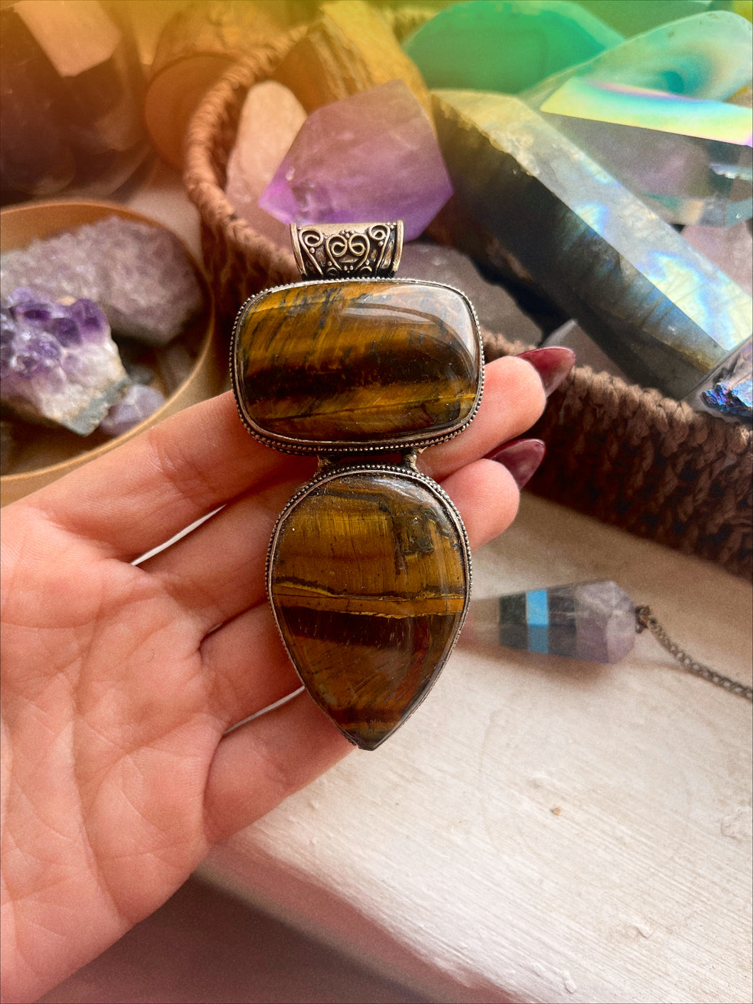 Tigereye Pendant