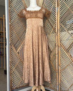 Shiny Light Copper Dress