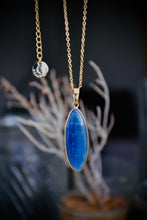 Load image into Gallery viewer, Blue Kyanite Pendant Necklace