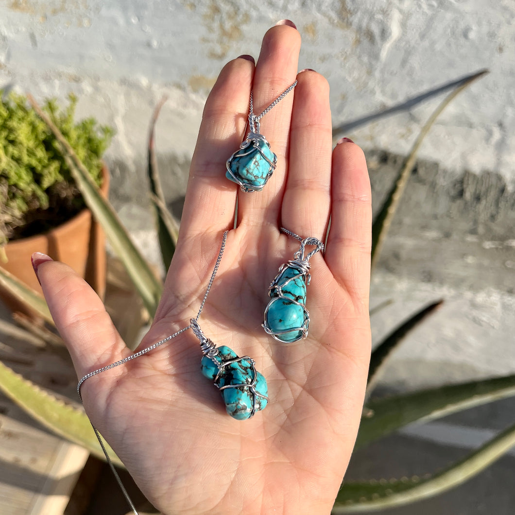 Turquoise Stone Necklace