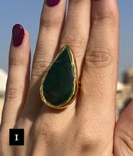 Load image into Gallery viewer, Malachite Rings