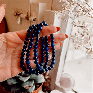 Lapis Lazuli Beaded Bracelet 💙