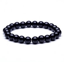Load image into Gallery viewer, Obsidian Beaded Bracelet 🖤