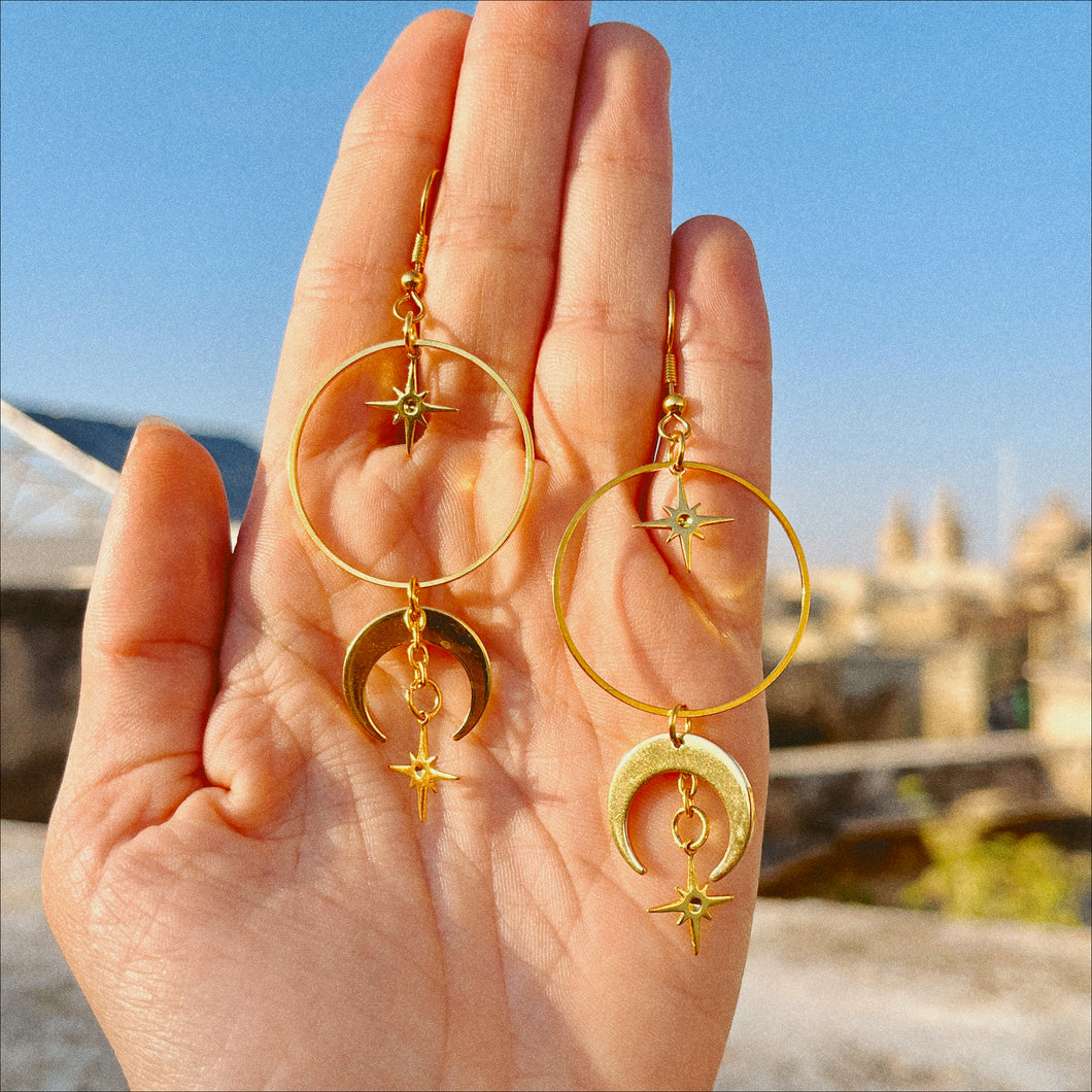 Stars and Moon Earrings 🌛
