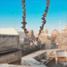 Load image into Gallery viewer, Butterfly gemstone necklaces