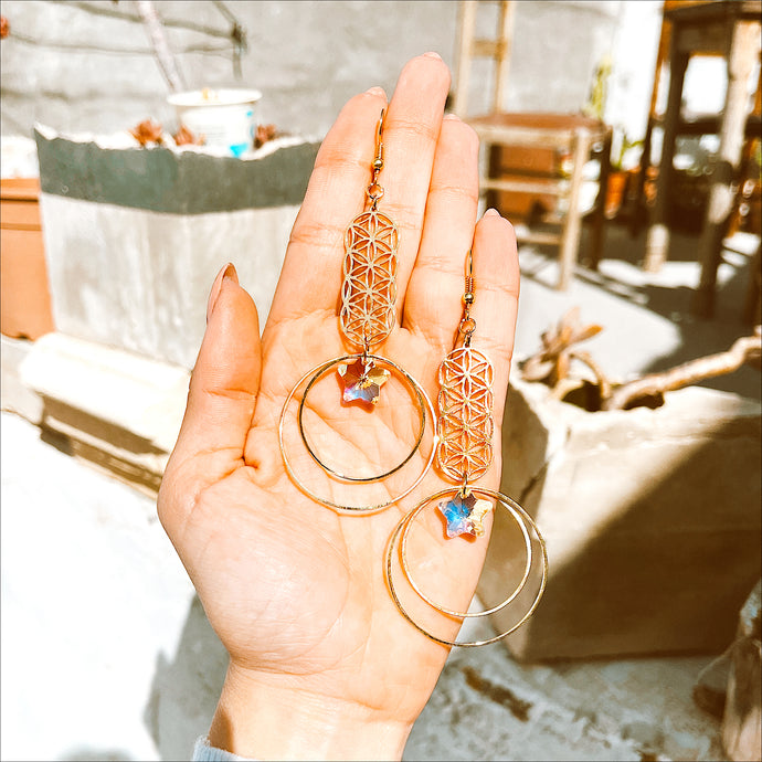 Sacred Geometry and Star Earrings ✨